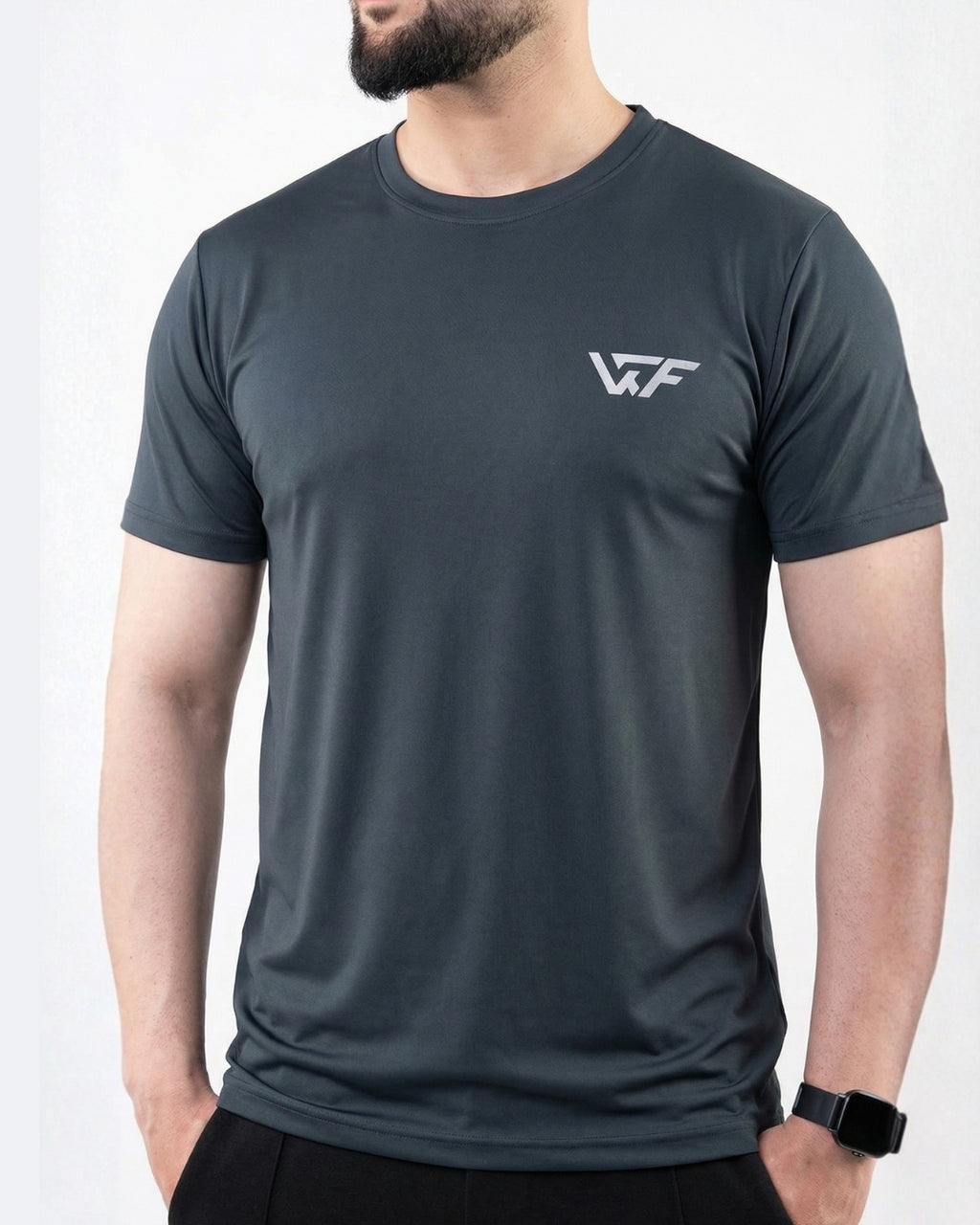 Dark Gray Quick Dry performance tee