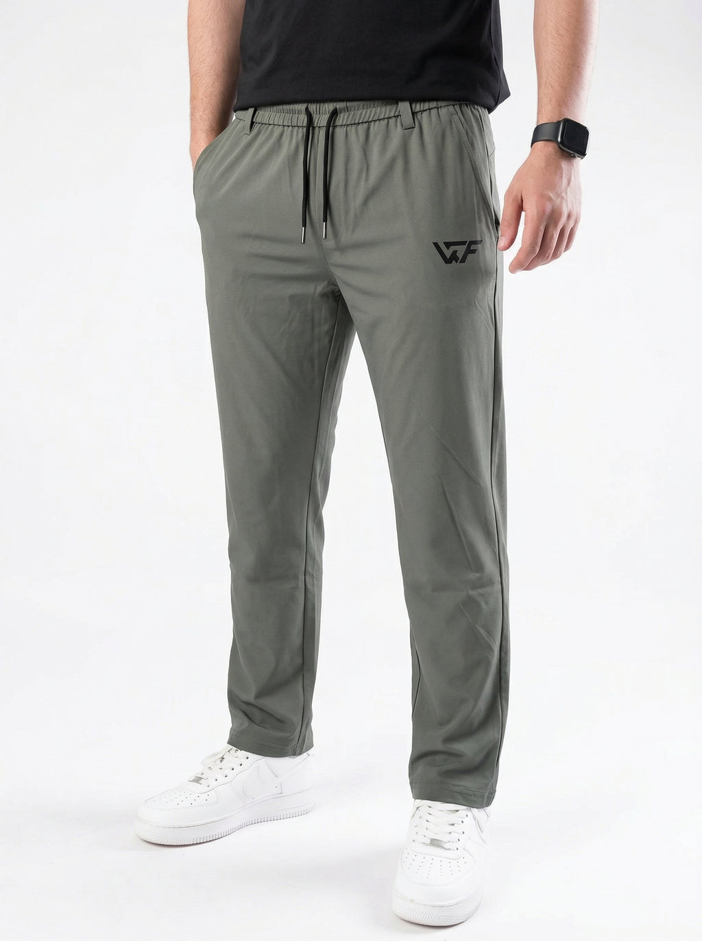 Light green quick dry pant straight fit