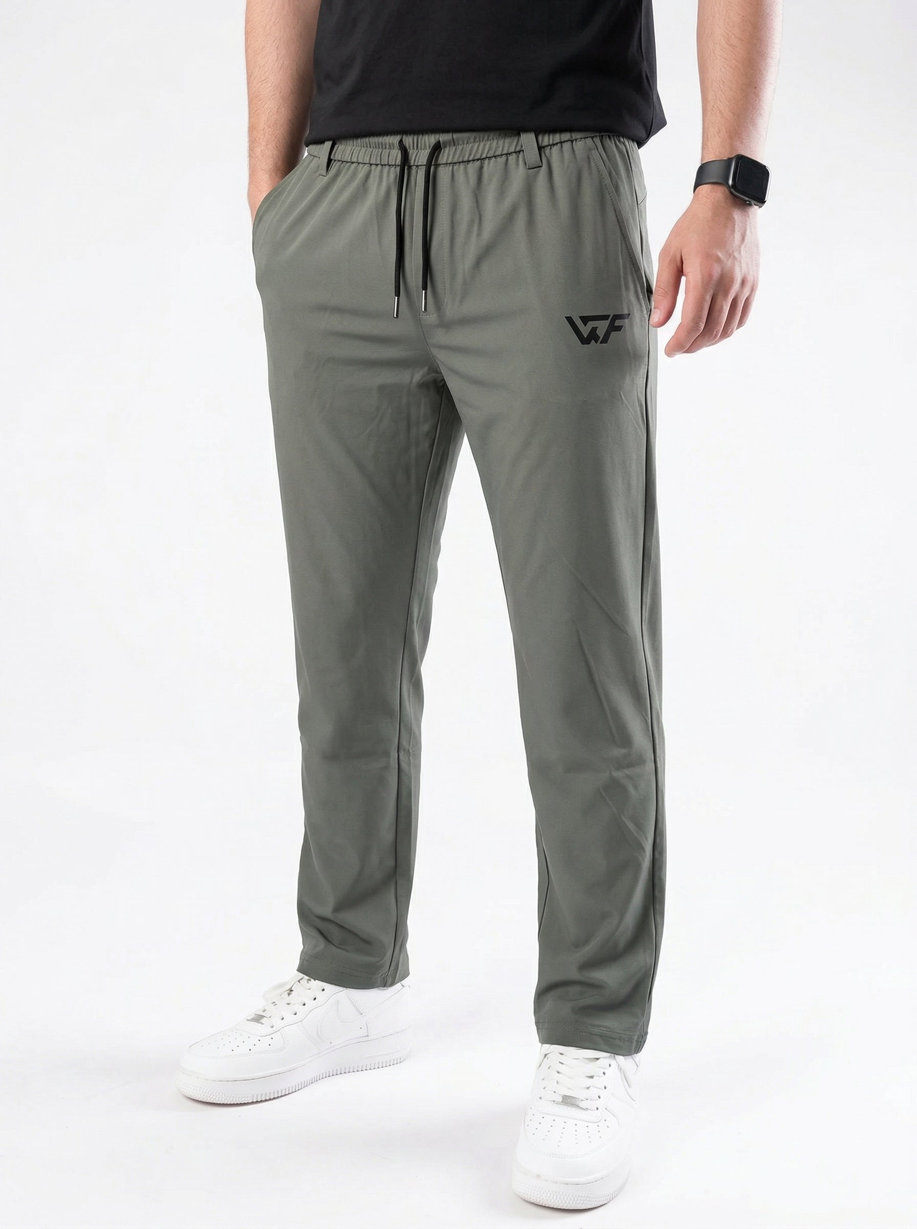 Light green quick dry pant straight fit