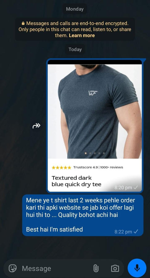 Customer screenshot