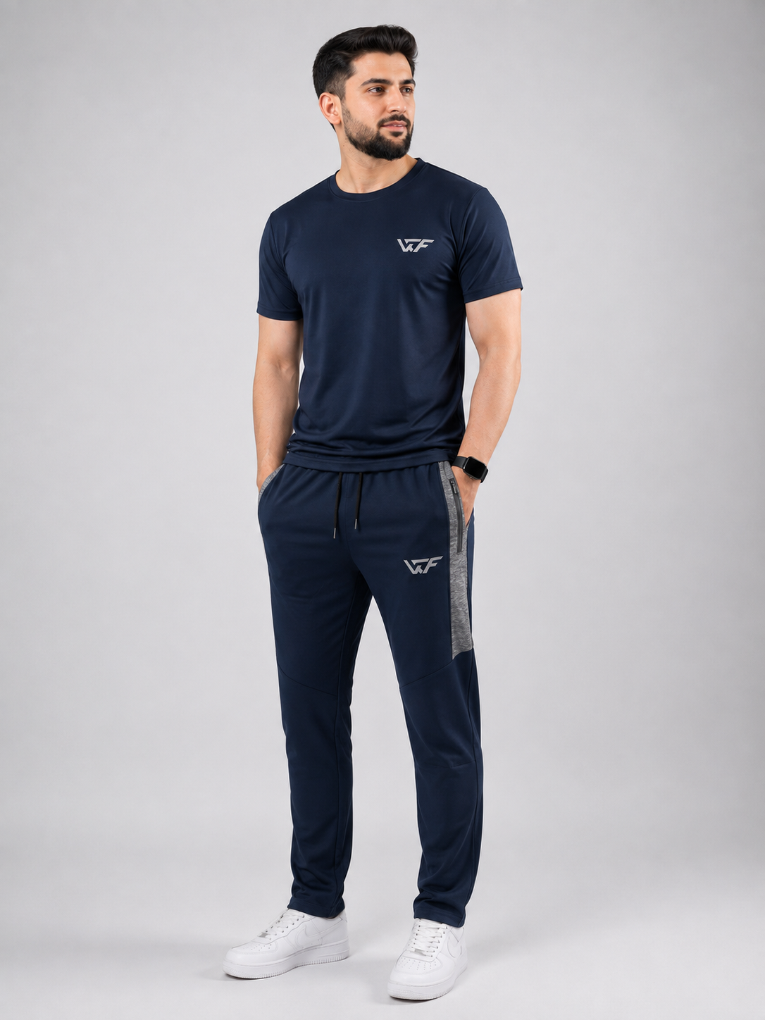WF Navy Performance Tracksuit